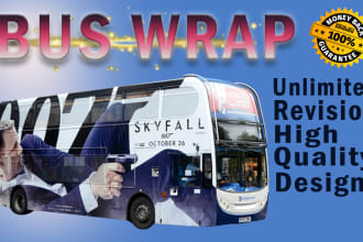 do unique bus, truck, food truck, vehicle wrap, rally  wrap, caravan wrap livery
