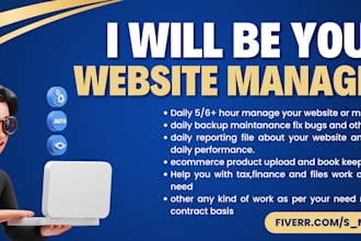 be your website maintenance manager manage your website