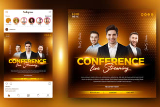 create zoom flyer conference flyer social media live flyer church flyer