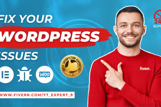 fix wordpress issues, fix wordpress error, wordpress bug fix
