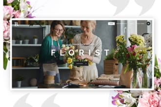 do floristry website design