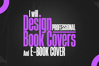 design professional book covers and e book covers
