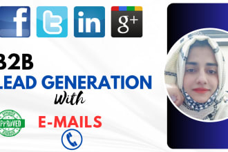 do b2b linkedin lead generation by python API