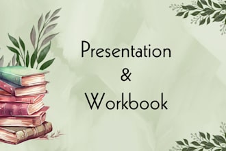 create editable canva workbook and powerpoint presentation for you