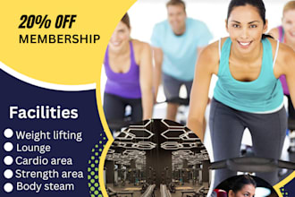 create gym flyers, sports flyers, and fitness flyer poster