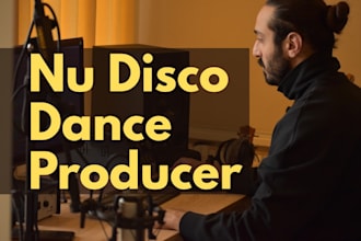 produce a modern nu disco track with a80s vintage sound