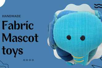 sew your favorite fabric mascot toys