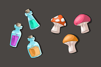 create custom icons set for game, website, and apps