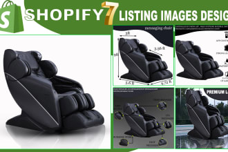 do shopify product listing images design,infographic pictures,photo editing