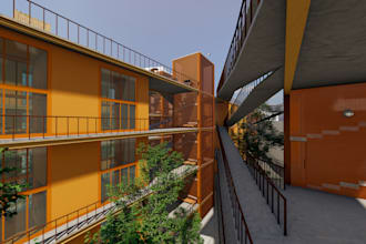 create a detailed 3d model of a project in autocad or rhino