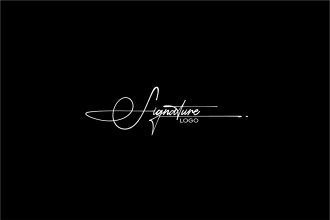 do clean your name signature style logo