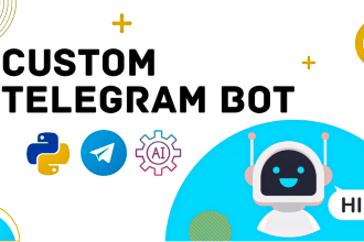create custom telegram bot to do whatever you want