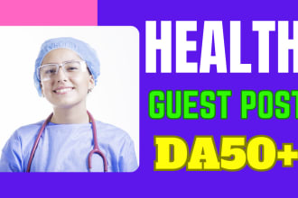 do guest post on health and fitness blog with high da 50