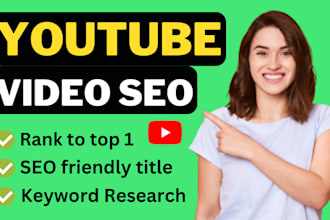 optimize youtube video SEO for top ranking