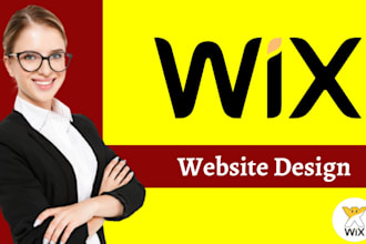 build wix website design or redesign wix and wix ecommerce