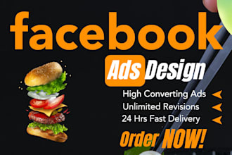 design high CTR facebook, instagram ad designs editable canva templates