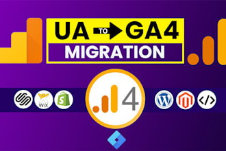 setup and migrate google analytics 4, ua to ga4, ecommerce conversion tracking