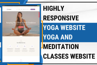 design yoga website yoga and meditation classes website meditation website
