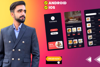 create mobile app development in flutter react native for android ios