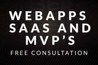 develop custom web apps, mvp or saas products and websites