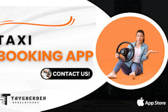 build attractive taxi booking app, taxi app for you