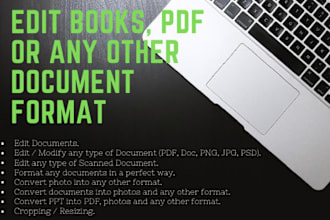 convert any PDF documents to an editable file