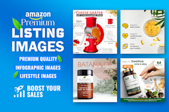 design amazon high converting listing images, a plus content ebc design