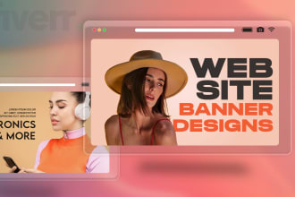 design website banners, sliders, or headers of all types within 24 hours