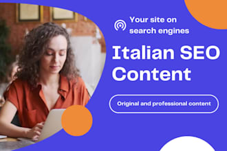 write orginal article in italian on any topic