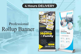 design roll up, retractable, pull up banner ,trade show banner for your event