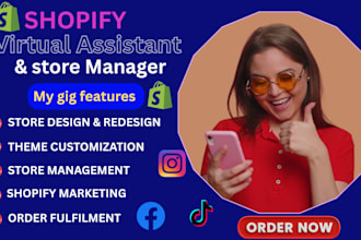shopify vritual assistant shopify store manger klaviyo mentor with automations