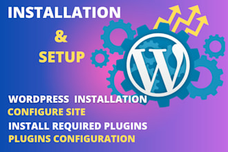 install wordpress and setup website