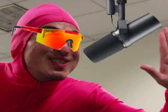 do voice acting and pink guy or filthy frank impressions
