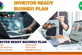 write business plan for startups, proposal, and nonprofit