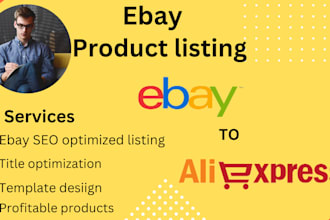 do ebay product listing, ebay SEO listing