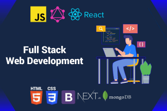 create a full stack web app using react and node js