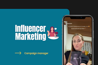 manage your brand influencer marketing campaign for promotion and ugc