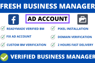 create verified business manager or ad account