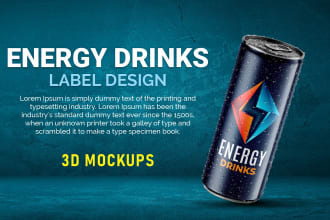 design juice, wine, beverage, soda, energy drink labels