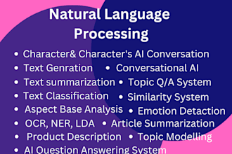 do nlp sentiment topic modeling feature keyword extraction bert lda lsa project