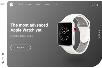 design UI UX for apple watch or android smartwatch