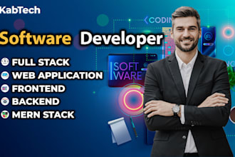 be full stack web application frontend software developer