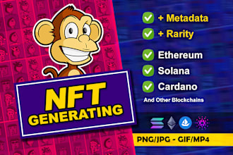 generate and convert your trait art layers to nft collection