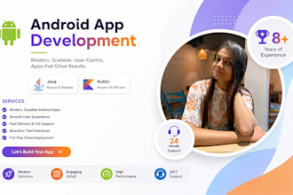 be android mobile application developer as android mobile app