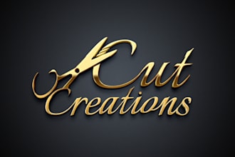 design modern luxury logo for barber shop and beauty salon