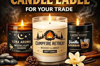 create candle label for your trade