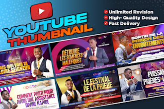 design an attractive youtube thumbnail with fast delivery