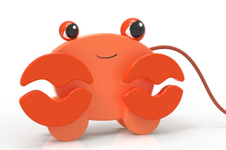 design a cute toy for children