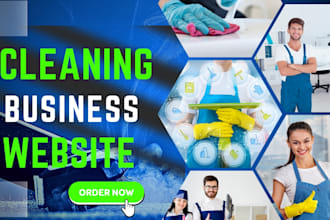 design a cleaning website for your cleaning company