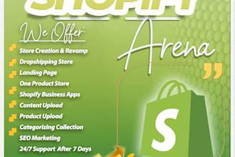 revamp and build a cashflow accessible shopify store for you
